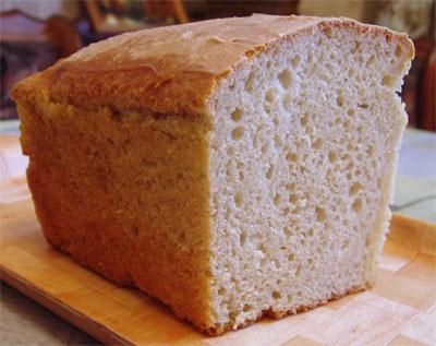 Рецепт бездрожжевого хлеба.