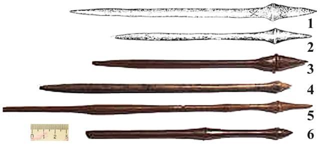 Мезолитические костяные наконечники стрел со следами токарной обработки